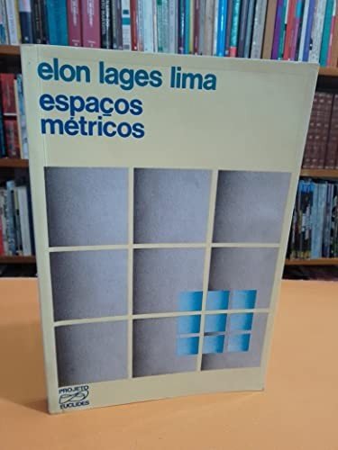 Capa do livro Espaços Métricos