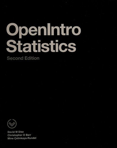 Capa do livro OpenIntro Statistics